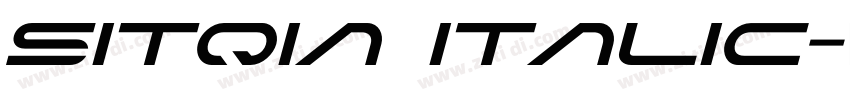 Sitqia Italic字体转换